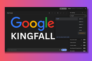 Fuite du modèle secret « KINGFALL » de Google : Analyse et dernières nouvelles de l’IA